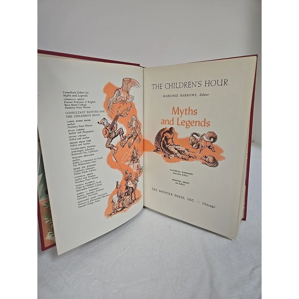 The Children's Hour 1953 Vintage HC,‎ Volume 8 Myths and Legends